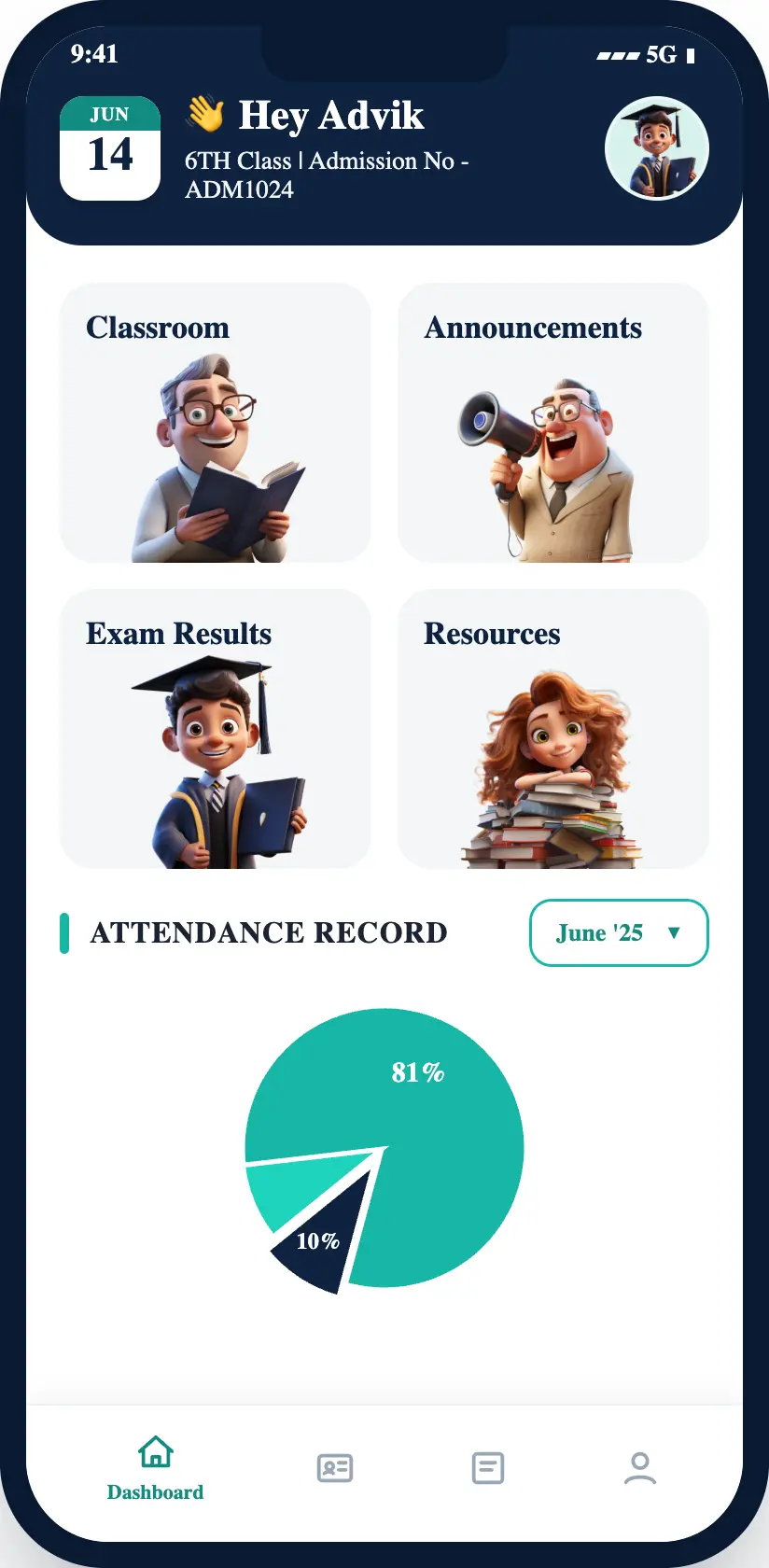 Edvio student app
